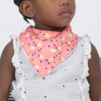 Bavoir bandana coton bio certifié GOTS® et éponge de bambou – Image 2