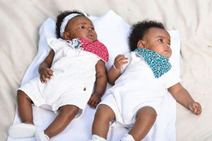 slider 2 bébés bandana wax