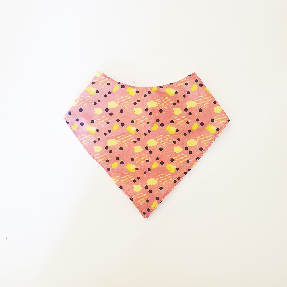 Bavoir Bandana Coton Bio Made In France Ka Ji Ji