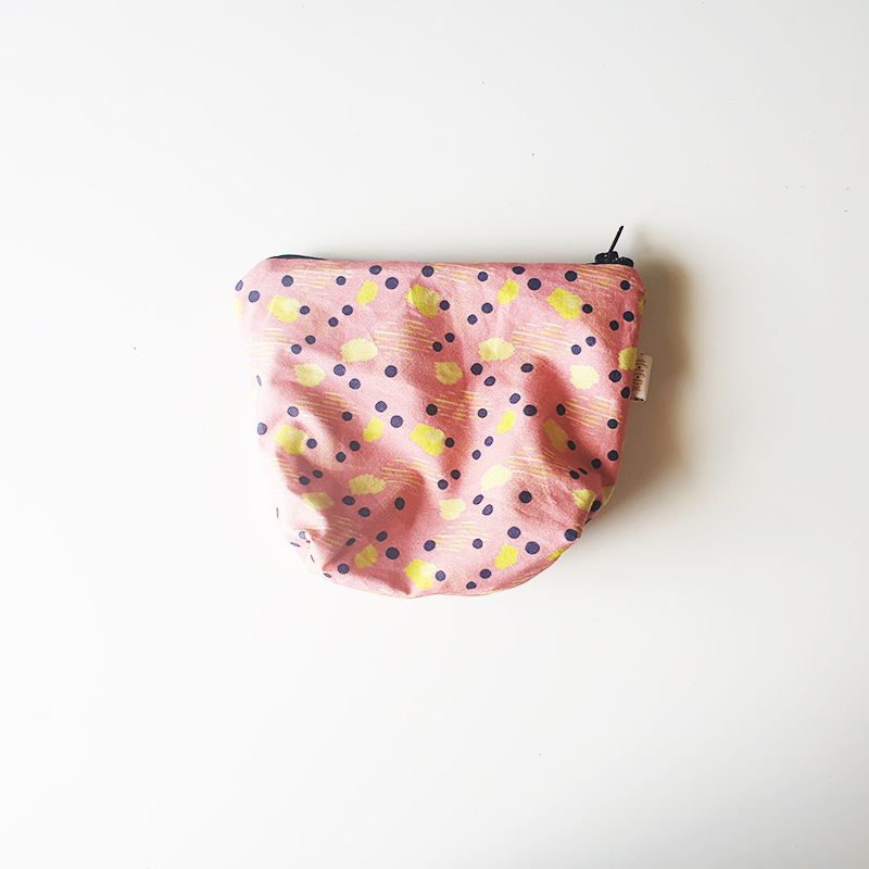 Trousse Rose coton bio