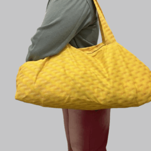 sac bowling bache jaune upcycling kajiji