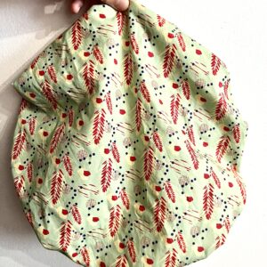 Grand bonnet en satin KAJIJI – Protection cheveux longs nuit | Coton bio | Fabrication française